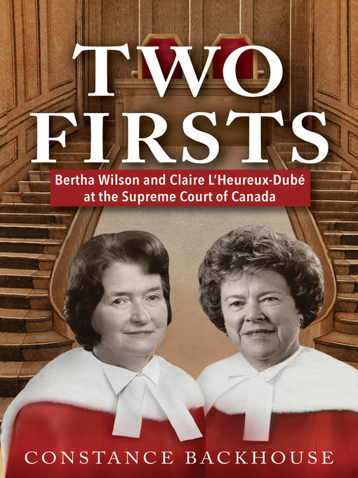 Title details for Two Firsts by Constance Backhouse - Available